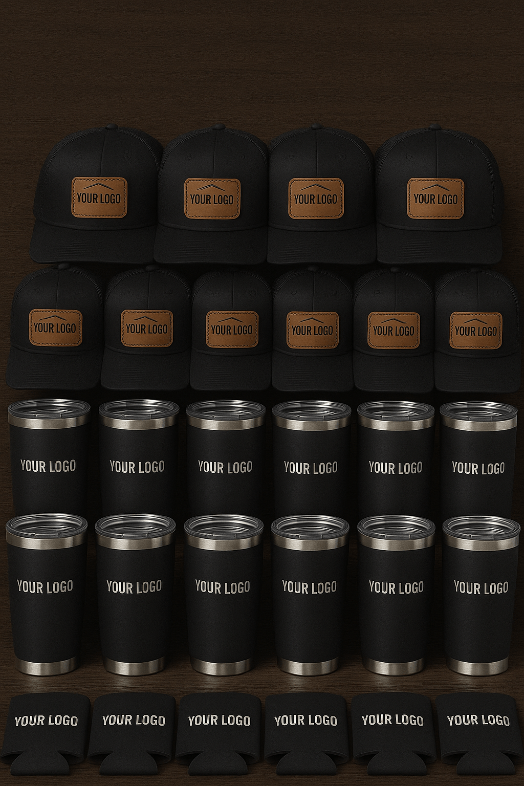 Deluxe Branding Pack – Hats, Tumblers & Keychains - Freedomforge Custom Creations