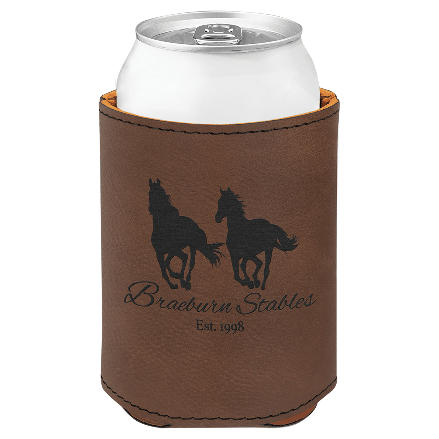 Leatherette Koozies – Custom Engraved - Freedomforge Custom Creations