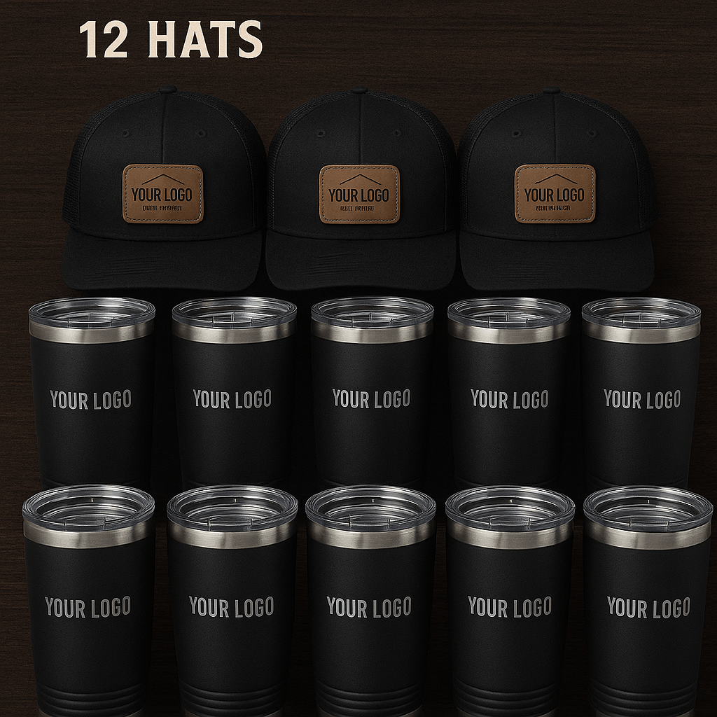 Starter Branding Pack – Custom Hats & Tumblers - Freedomforge Custom Creations