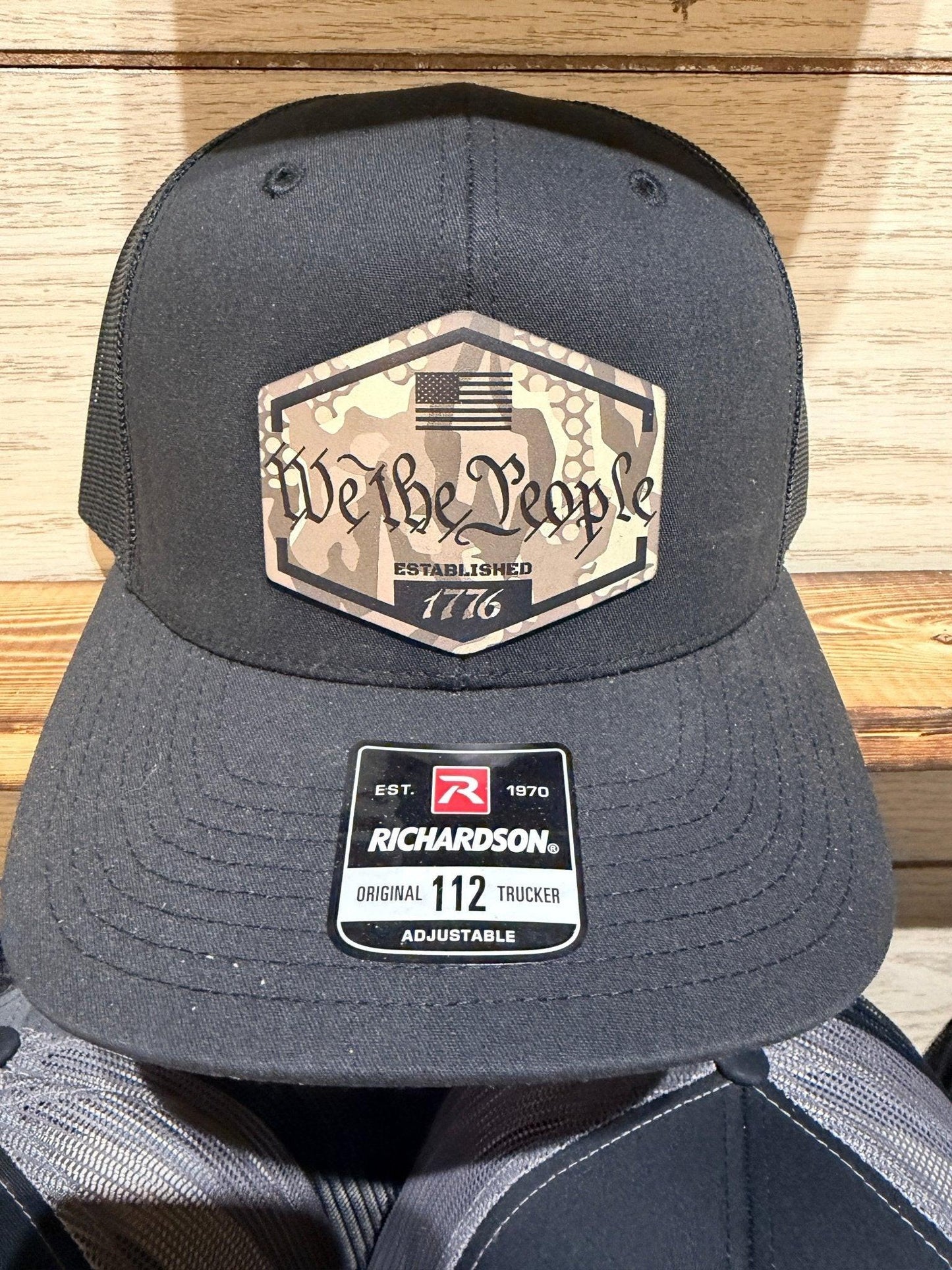 We The People UV Printed Patch Hat (Richardson 112) - Freedomforge Custom Creations