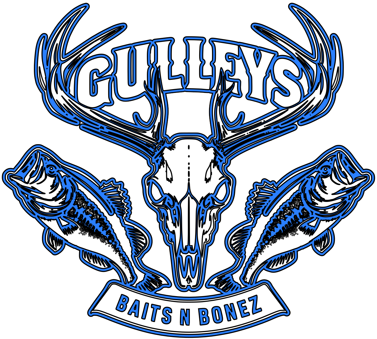 Gulleys Baits & Bones merch