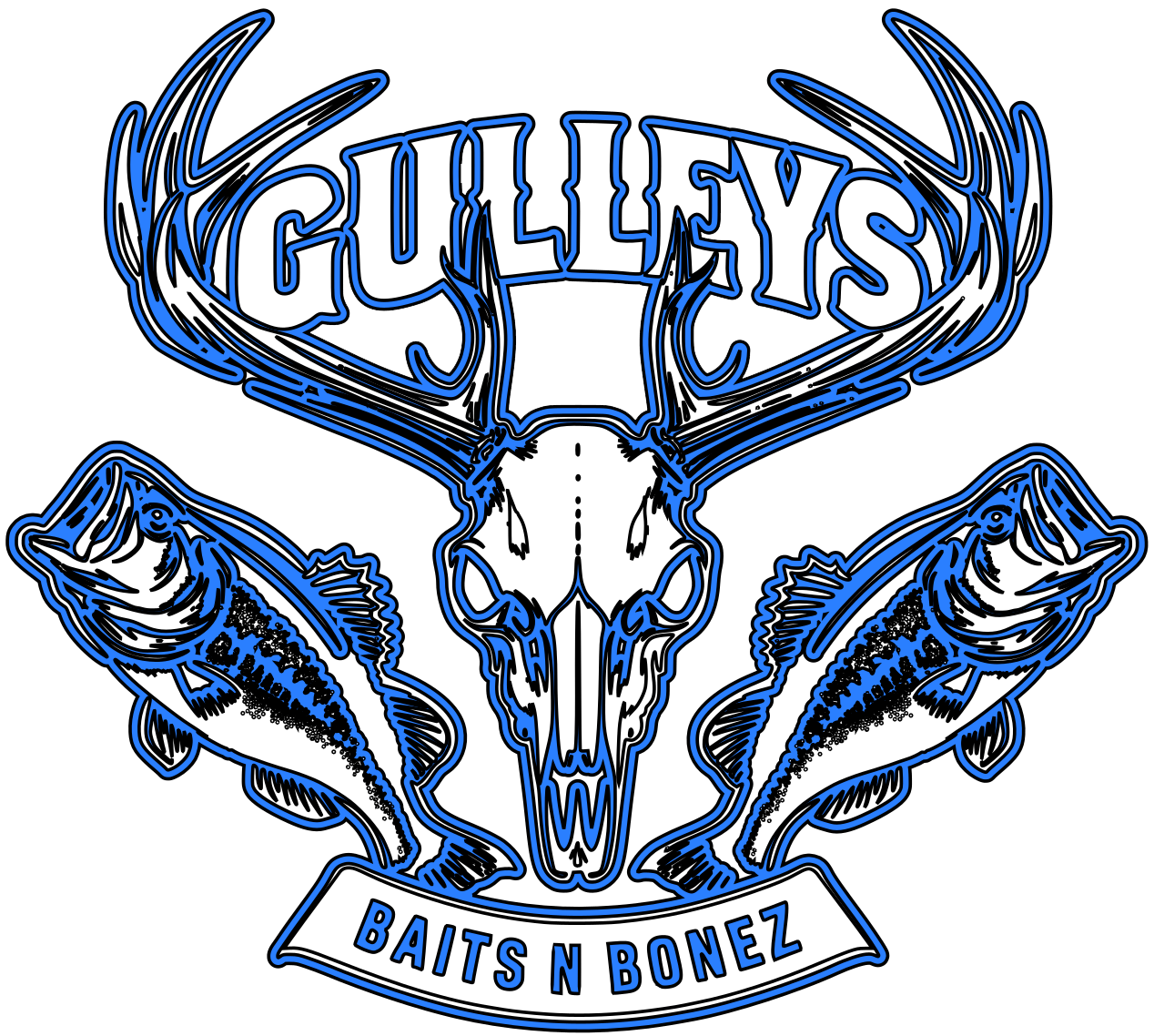 Gulleys Baits & Bones merch - Freedomforge Custom Creations