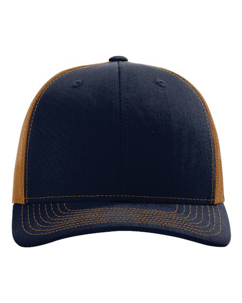 black and brown hat