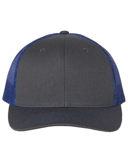 black and blue hat