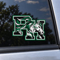 Pendleton Heights Arabians mascot PH vehicle decal on a car window.