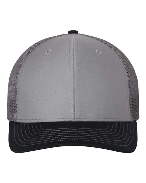 black and grey hat