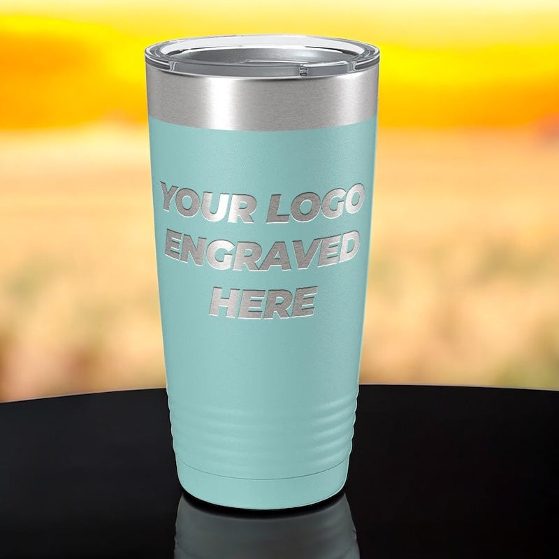 36 Custom Tumblers 20 oz with your Logo or Design Engraved - Special Bulk Wholesale Pricing (Copy) (Copy)