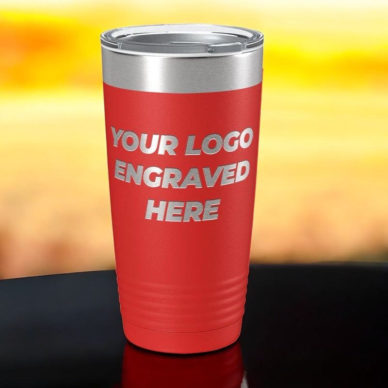 36 Custom Tumblers 20 oz with your Logo or Design Engraved - Special Bulk Wholesale Pricing (Copy) (Copy)