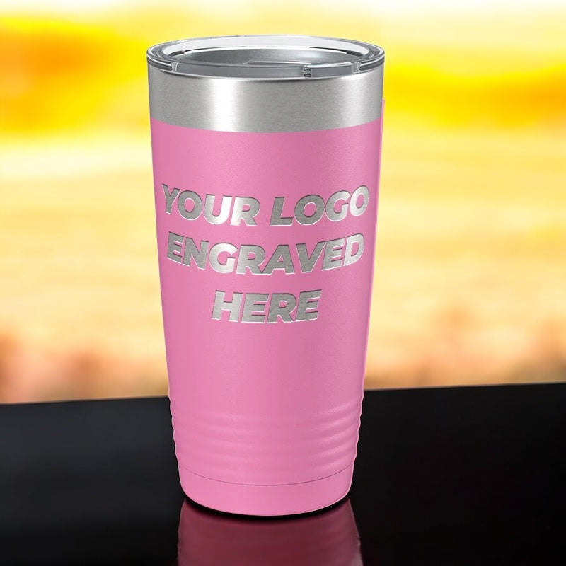 36 Custom Tumblers 20 oz with your Logo or Design Engraved - Special Bulk Wholesale Pricing (Copy) (Copy)