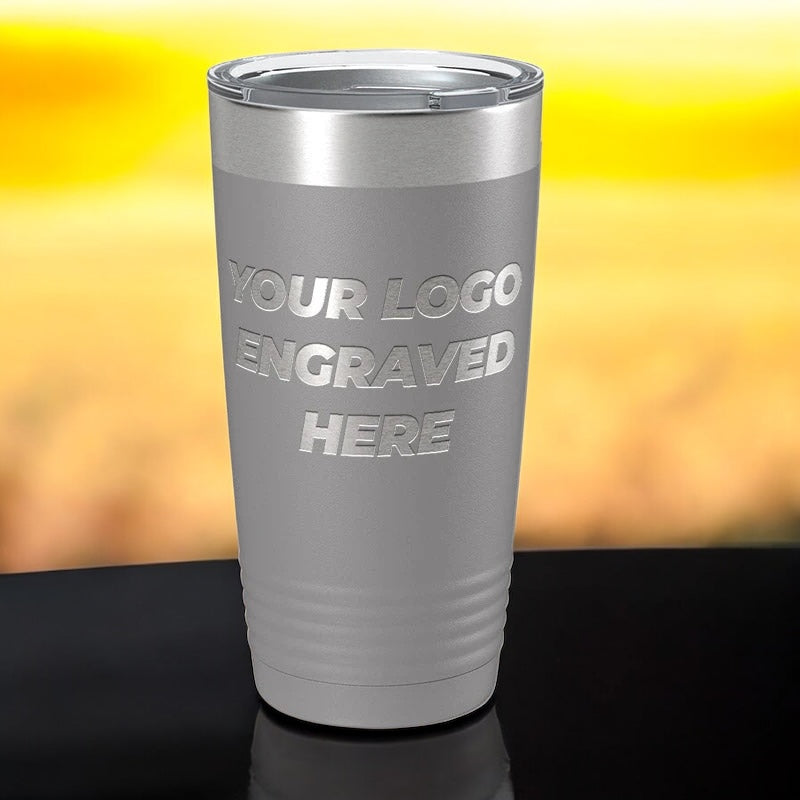 36 Custom Tumblers 20 oz with your Logo or Design Engraved - Special Bulk Wholesale Pricing (Copy) (Copy)