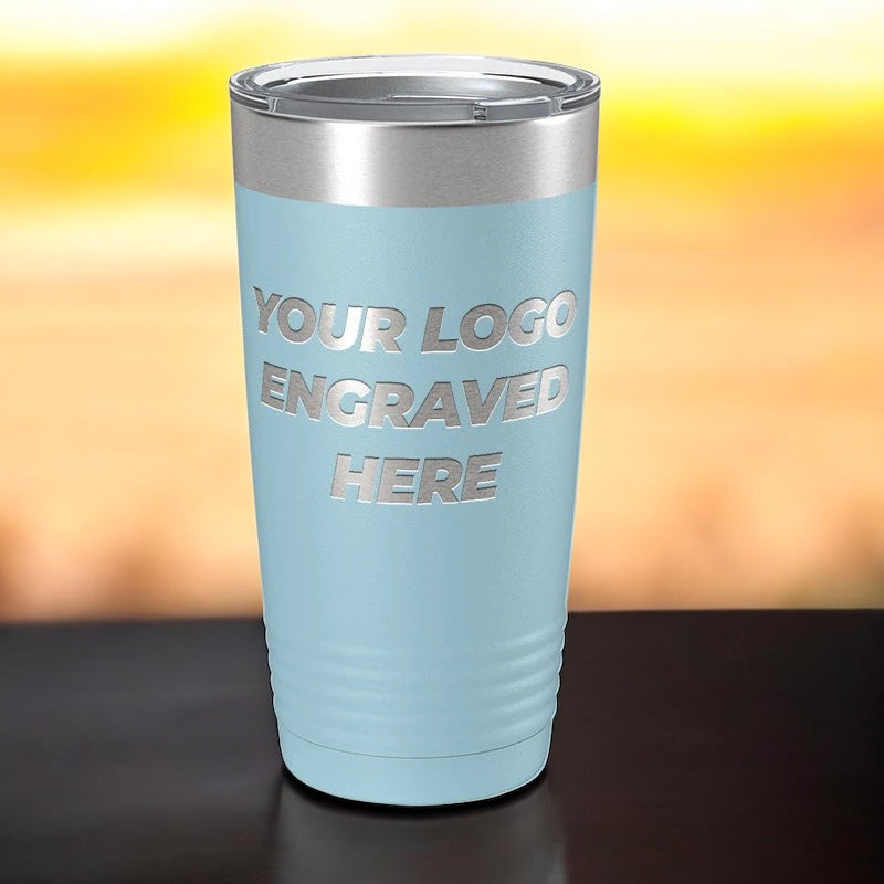 48 Custom Tumblers 20 oz with your Logo or Design Engraved - Special Bulk Wholesale Pricing (Copy) (Copy) (Copy)