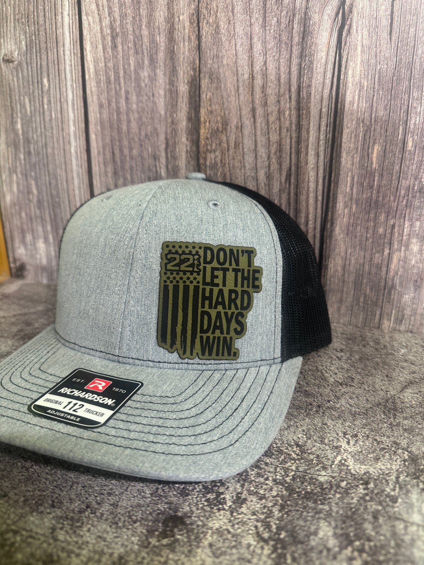 22 dont let the hard days win hat