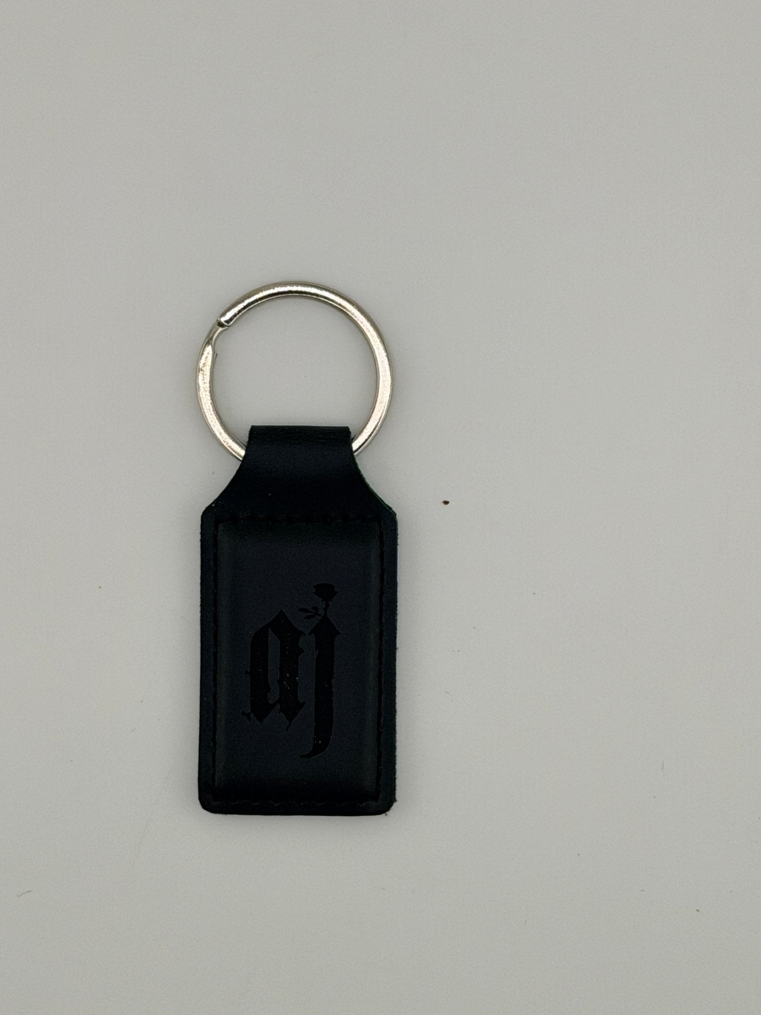 Andru Jamison Engraved Leather Keychain - Freedomforge Custom Creations