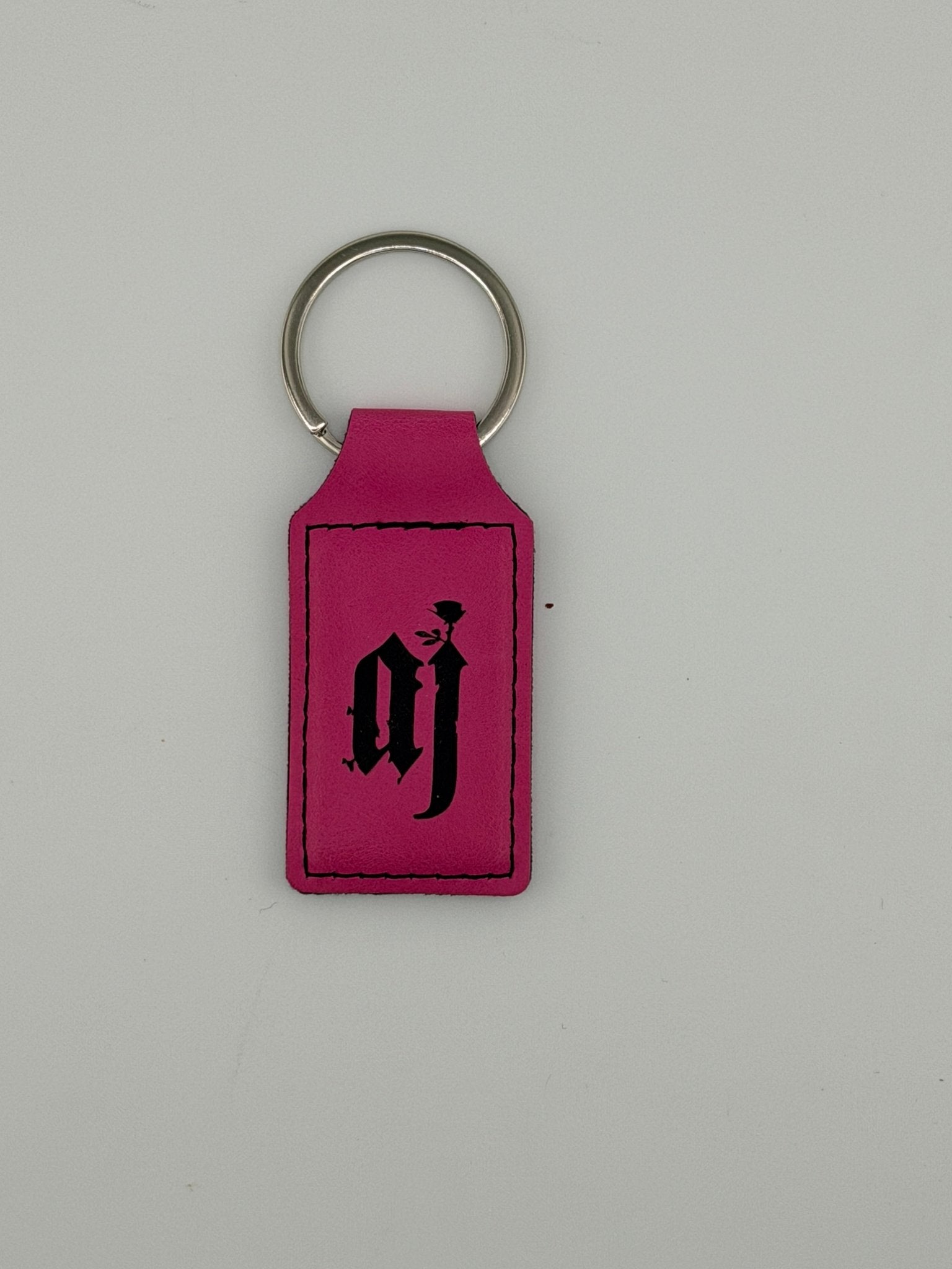 Andru Jamison Engraved Leather Keychain - Freedomforge Custom Creations