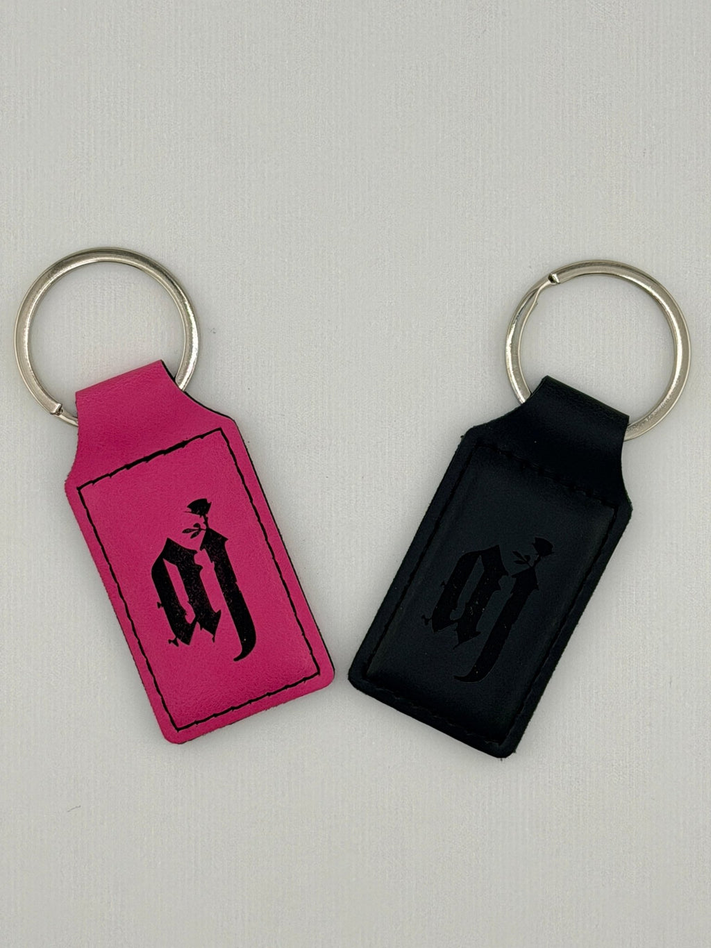 Andru Jamison Engraved Leather Keychain - Freedomforge Custom Creations