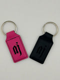 Andru Jamison Engraved Leather Keychain - Freedomforge Custom Creations