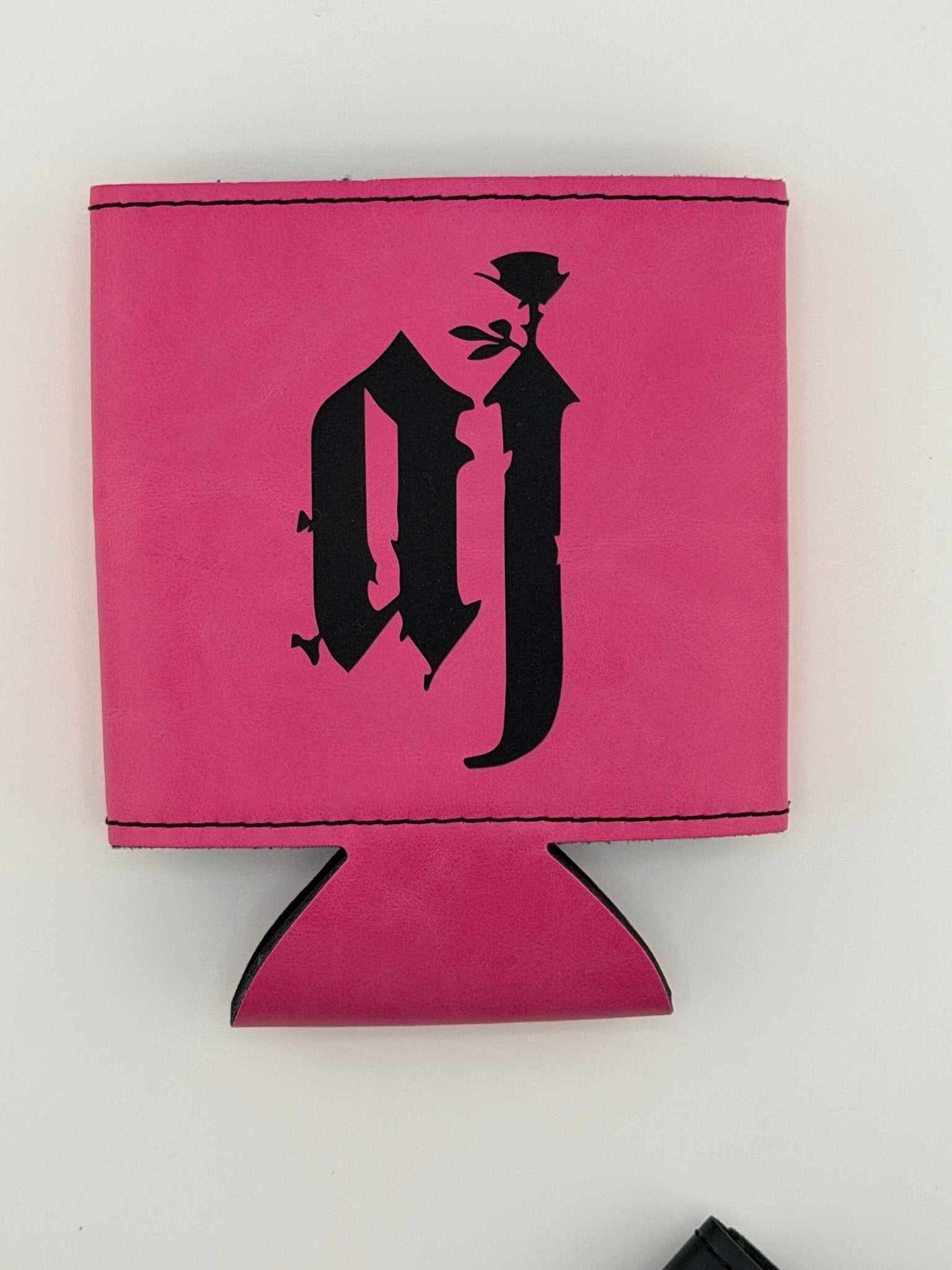 Andru Jamison Engraved Leather Koozie - Freedomforge Custom Creations