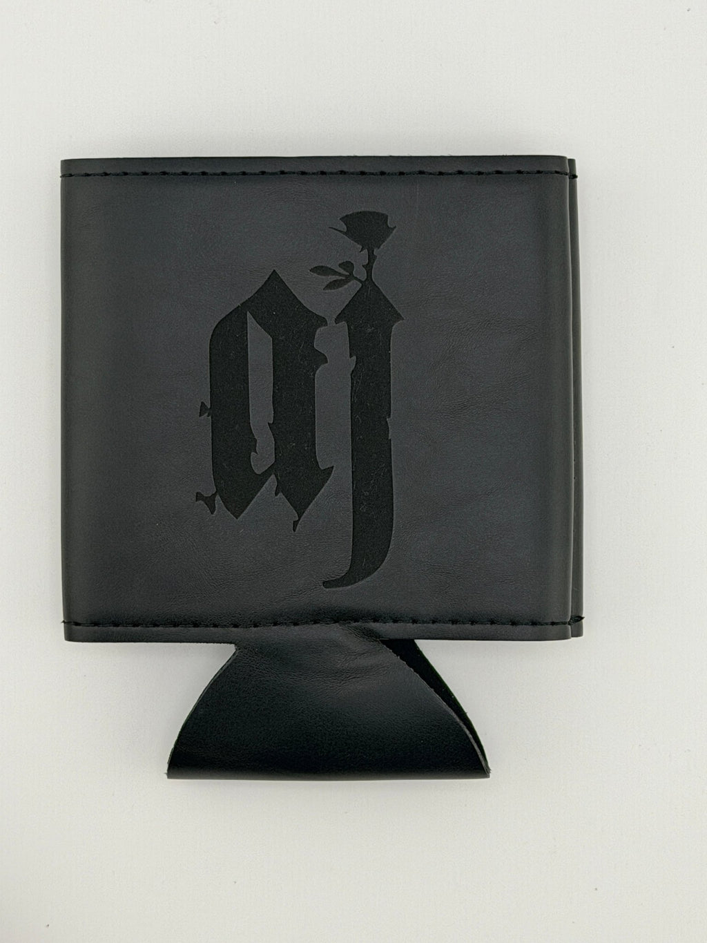 Andru Jamison Engraved Leather Koozie - Freedomforge Custom Creations