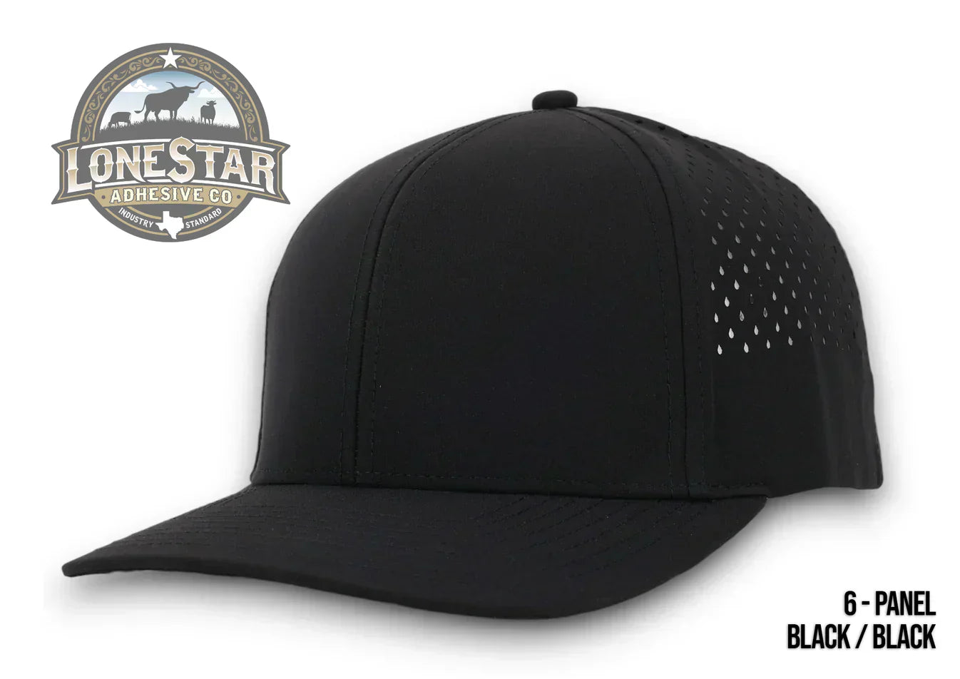 Custom Leather Patch Durra-Bull Performance Hat