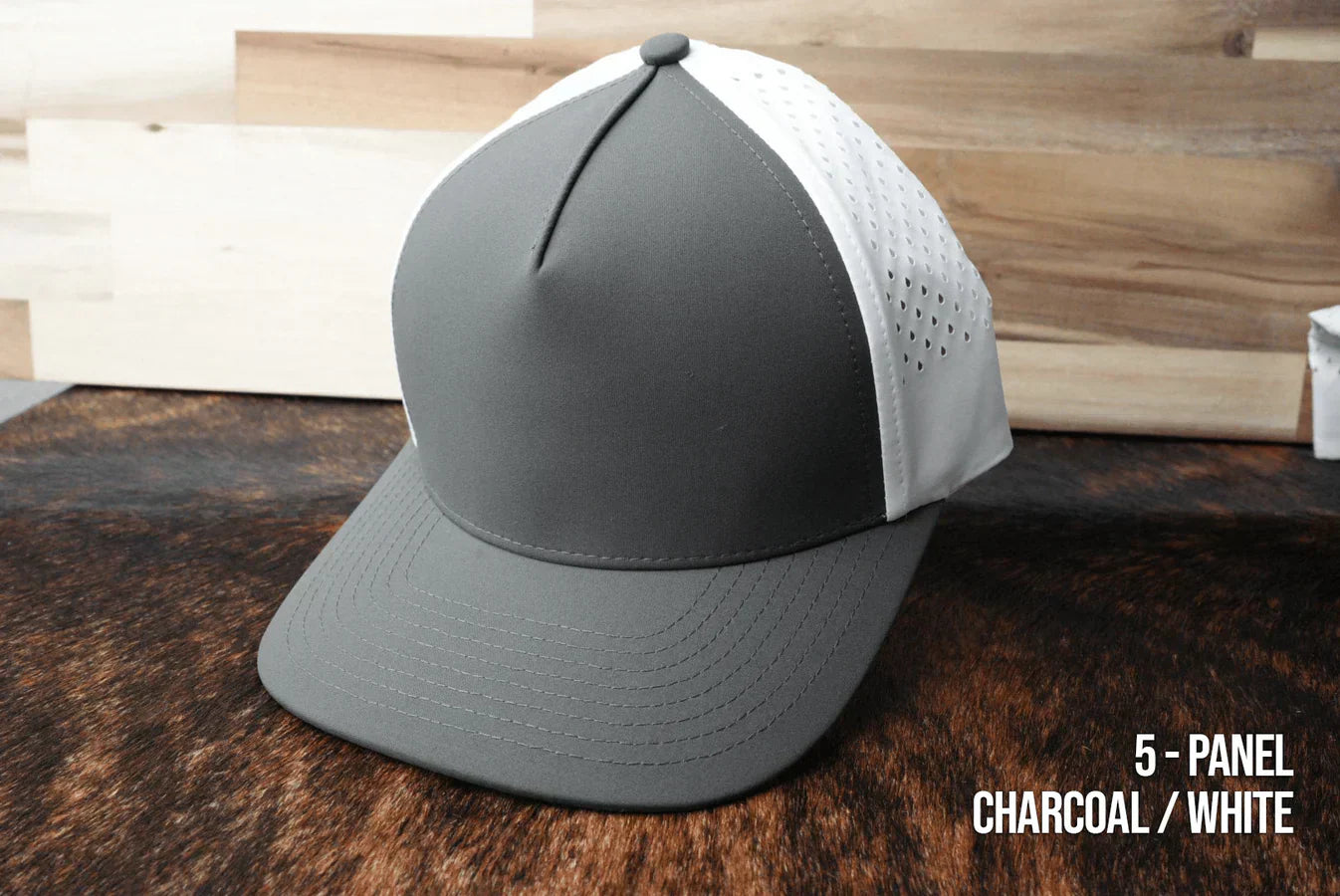 Custom Leather Patch Durra-Bull Performance Hat