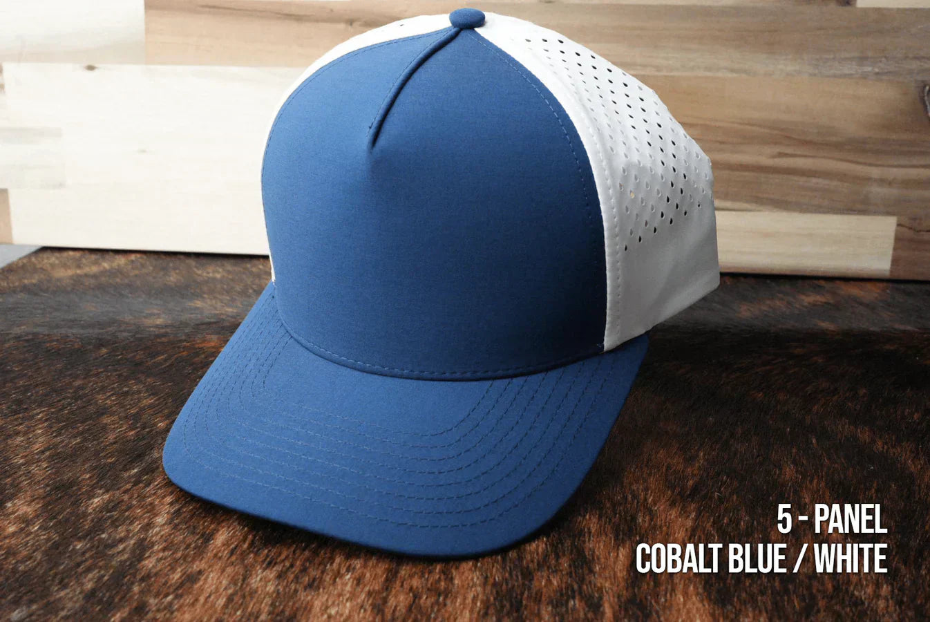 Custom Leather Patch Durra-Bull Performance Hat
