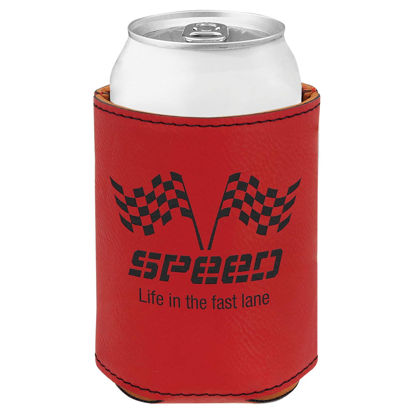 Leatherette Koozies – Custom Engraved - Freedomforge Custom Creations