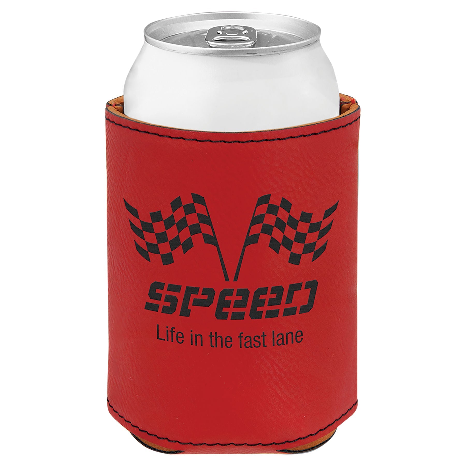 Leatherette Koozies – Custom Engraved - Freedomforge Custom Creations