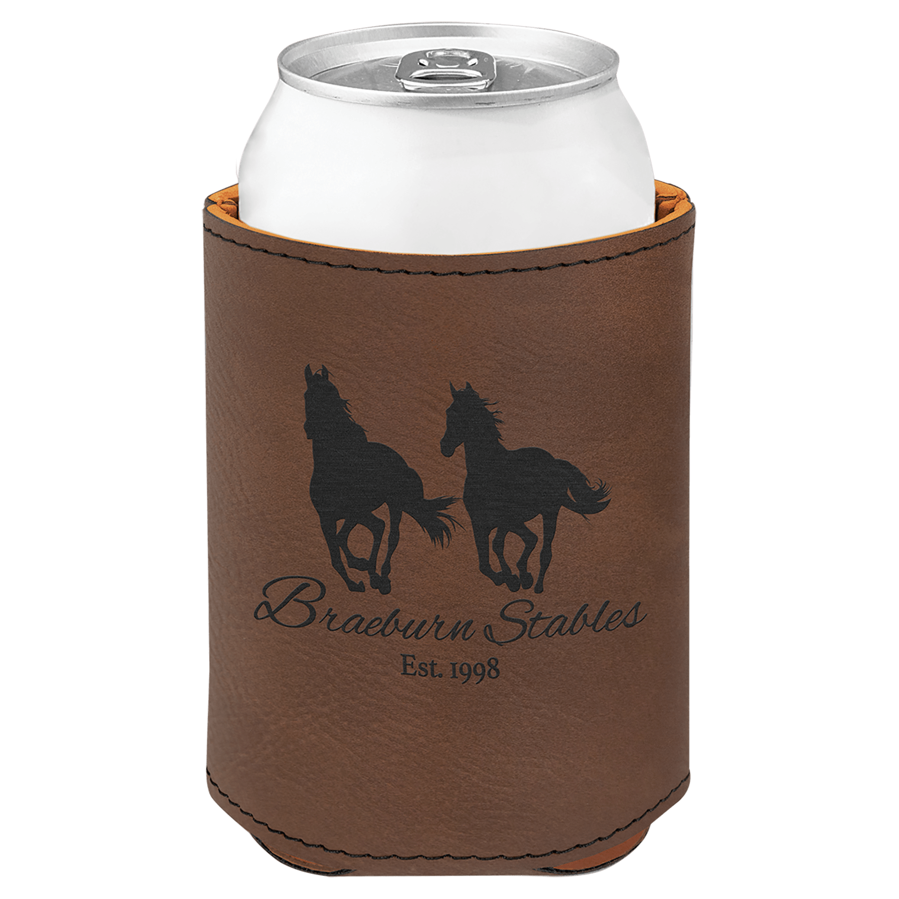 Leatherette Koozies – Custom Engraved - Freedomforge Custom Creations