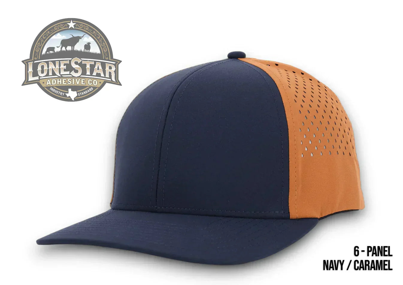 Custom Leather Patch Durra-Bull Performance Hat