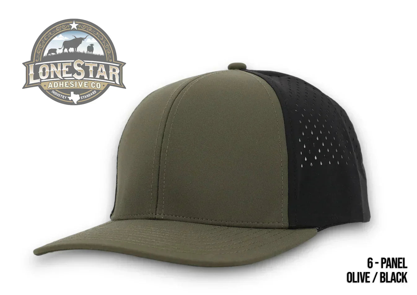 Custom Leather Patch Durra-Bull Performance Hat