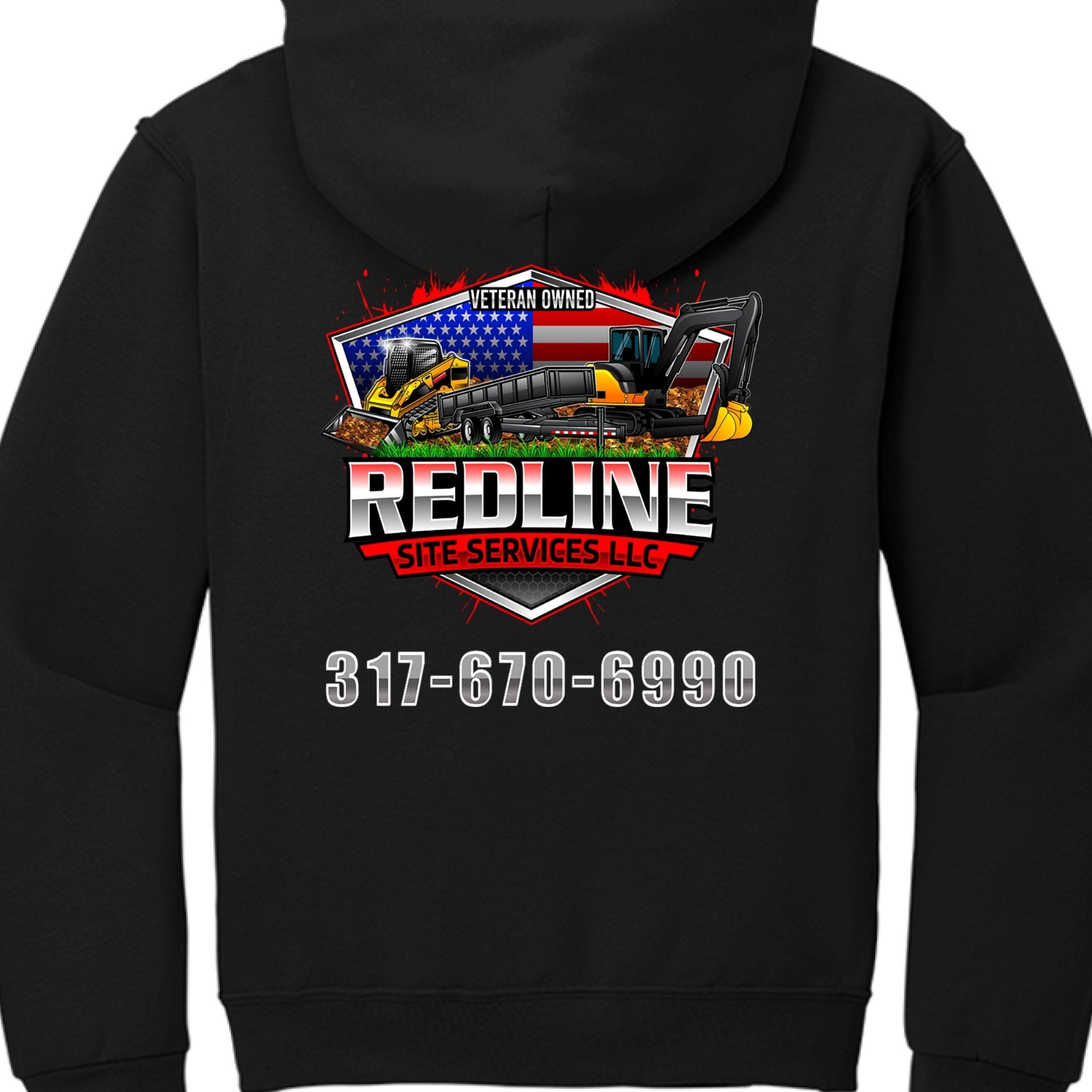 Redline Site Services Hoodie - Freedomforge Custom Creations