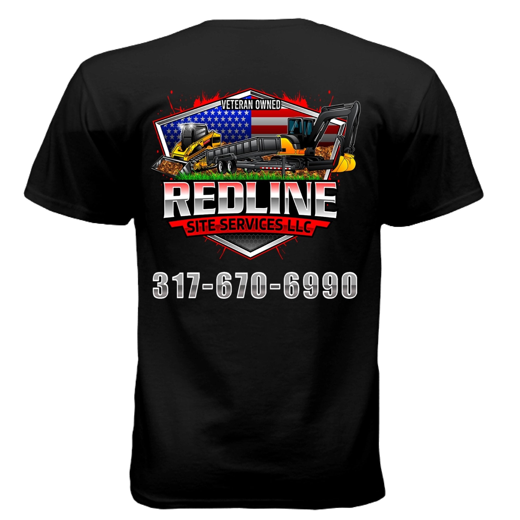 Redline Site Services Tshirt - Freedomforge Custom Creations
