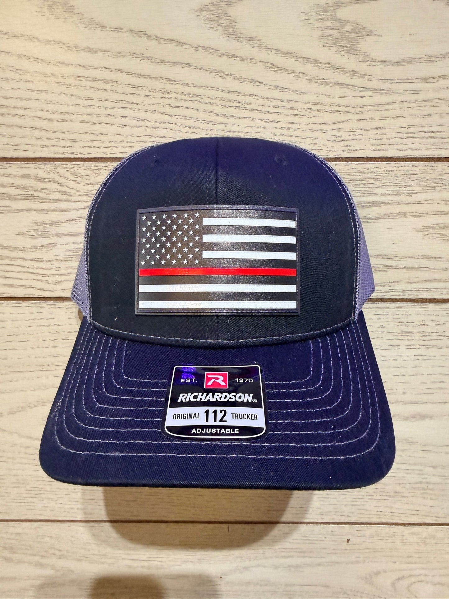 Thin Red Line Flag UV Printed Patch Hat (Richardson 112) - Freedomforge Custom Creations