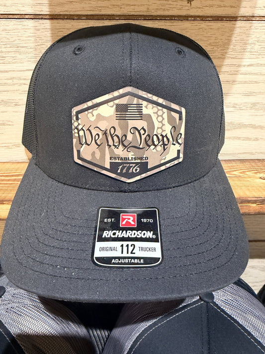 We The People UV Printed Patch Hat (Richardson 112) - Freedomforge Custom Creations
